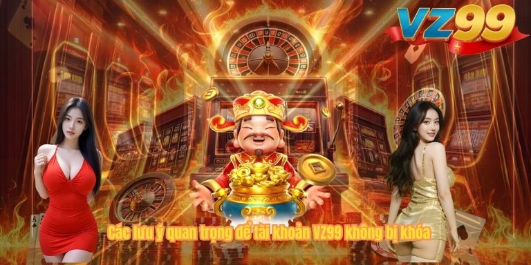 Các lưu ý quan trọng để tài khoản VZ99 không bị khóa